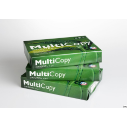 Papier Multicopy A4 80g/m² biały, do wydruków dwustronnych, 1 ryza