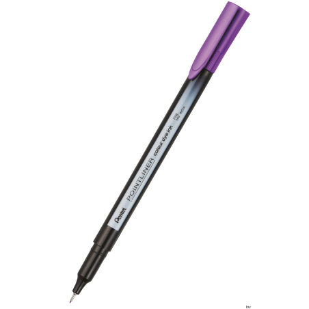 Cienkopis PENTEL Pointliner Colour liliowy z tuszem na bazie wody