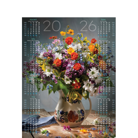 Kalendarz Plakatowy ALICJA 2023 67x98 cm papier kredowy 170 g Telegraph