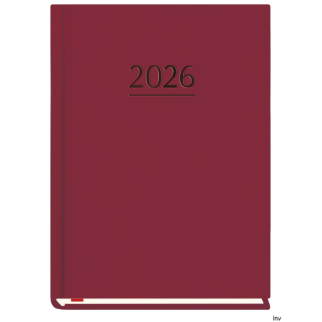 Terminarz MARTA B6 2025 wiśnia Michalczyk i Prokop 120x165mm kalendarz 1 tydzień na 2 stronach