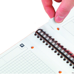 Kołonotatnik A4 80 kartek kratka z teczką Oxford Organiserbook International 100102777