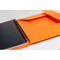 Kołonotatnik A4 80 kartek kratka z teczką Oxford Organiserbook International 100102777