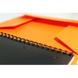 Kołonotatnik A4 80 kartek kratka z teczką Oxford Organiserbook International 100102777