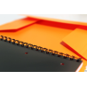 Kołonotatnik A4 80 kartek kratka z teczką Oxford Organiserbook International 100102777