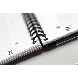 Kołonotatnik A4 80 kartek kratka z teczką Oxford Organiserbook International 100102777