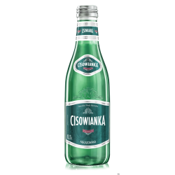 Cisowianka woda mineralna niegazowana 0,3l szklana butelka, opakowanie 24 sztuki