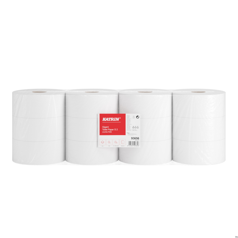 Papier toaletowy Katrin Gigant Jumbo 2-warstwowy, 12 rolek