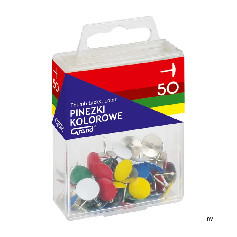 Pinezki kolorowe Grand 50 sztuk T4 110-1115