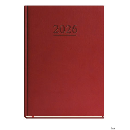 Terminarz Uniwersalny A4 2025 bordowy Michalczyk i Prokop T-218V-B kalendarz tygodniowy z notatkami