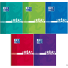 Brulion biologia A5 80 kartek 90g kratka z marginesem Oxford