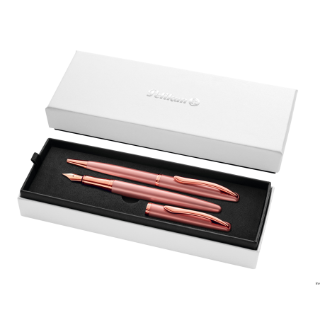 Pelikan Zestaw pióro wieczne i długopis Jazz Noble Elegance rose w etui 821872