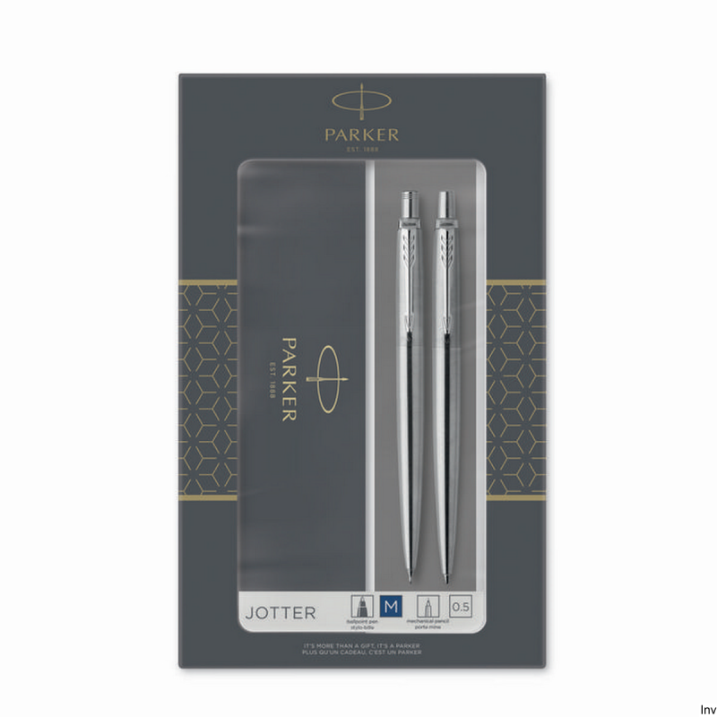 Zestaw Parker Jotter Stainless Steel CT (długopis + ołówek automatyczny) 2093256