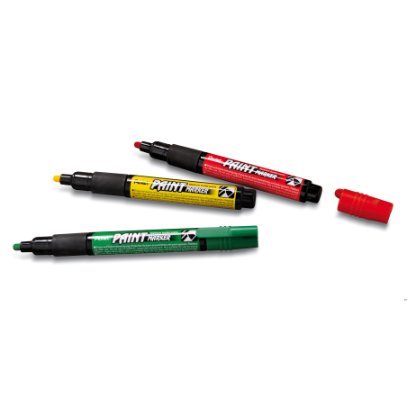 Marker olejowy żółty 4,6 mm PENTEL MMP20-G do metalu, szkła, plastiku, gumy i papieru