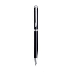 Długopis Waterman H_MISPH_RE czarny z chromowanymi wykończeniami w giftboxie
