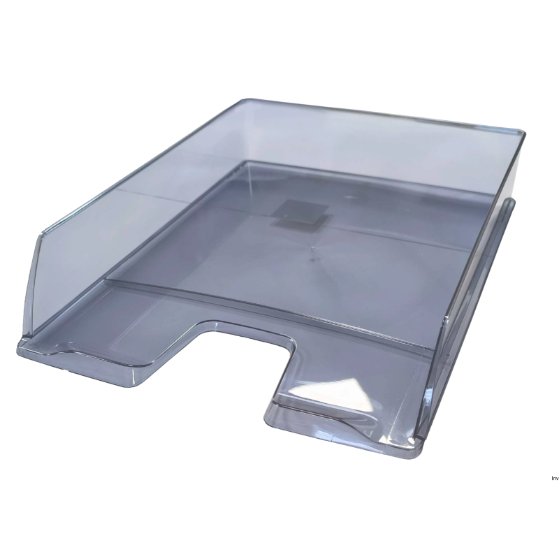 Półka na dokumenty Dotts dymna 350x254x61 mm, możliwość ustawienia w pionie lub schodkowo