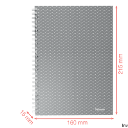 Kołonotatnik Esselte ColourBreeze A5 w kratkę lawendowy 628469
