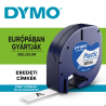 Taśma Dymo 12mm/4m plastikowa biała S0721660