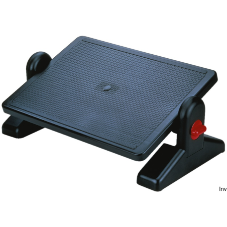 Podnóżek Q-CONNECT regulowany 450x310mm czarny, wysokość 115-185mm, kąt nachylenia 0-35°