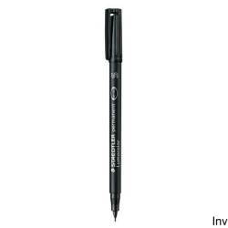 Foliopis permanentny Staedtler Lumocolor S 313 czarny do pisania na foliach i powierzchniach, zestaw 4 kolorów w etui