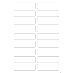 Naklejki na ubrania 46 x 13 mm, białe, 36 sztuk, samoprzylepne, Avery Zweckform