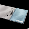 Folder Leitz Combifile usztywniony niebieski przezroczysty 200 mic. 3 sztuki