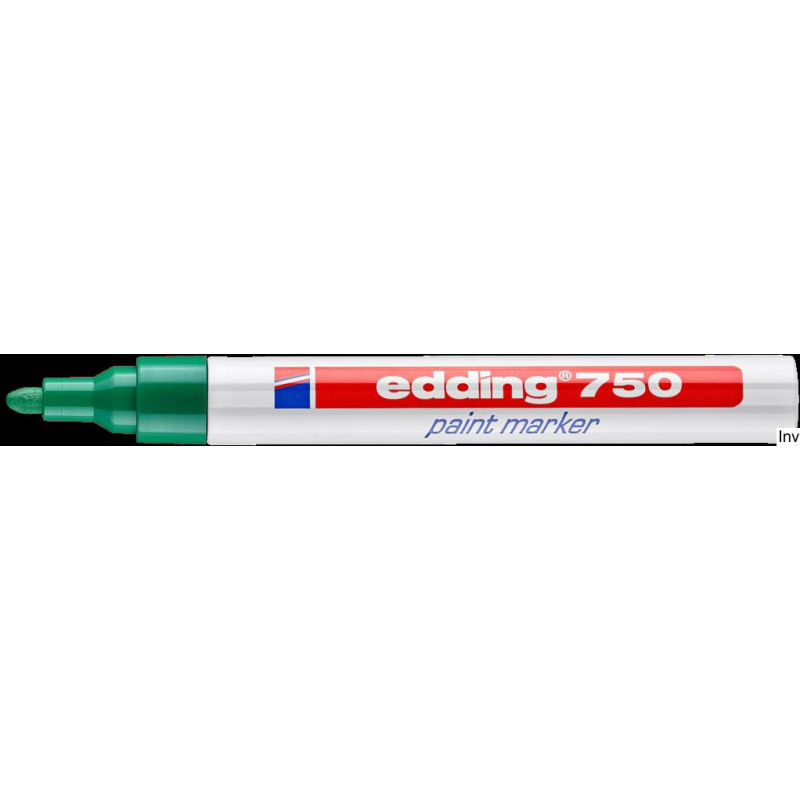 Marker lakierowy Edding 750 zielony 2-4 mm końcówka okrągła do oznaczania powierzchni
