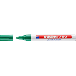 Marker lakierowy Edding 750 zielony 2-4 mm końcówka okrągła do oznaczania powierzchni