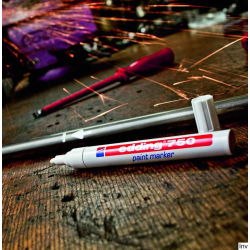 Marker lakierowy Edding 750 zielony 2-4 mm końcówka okrągła do oznaczania powierzchni
