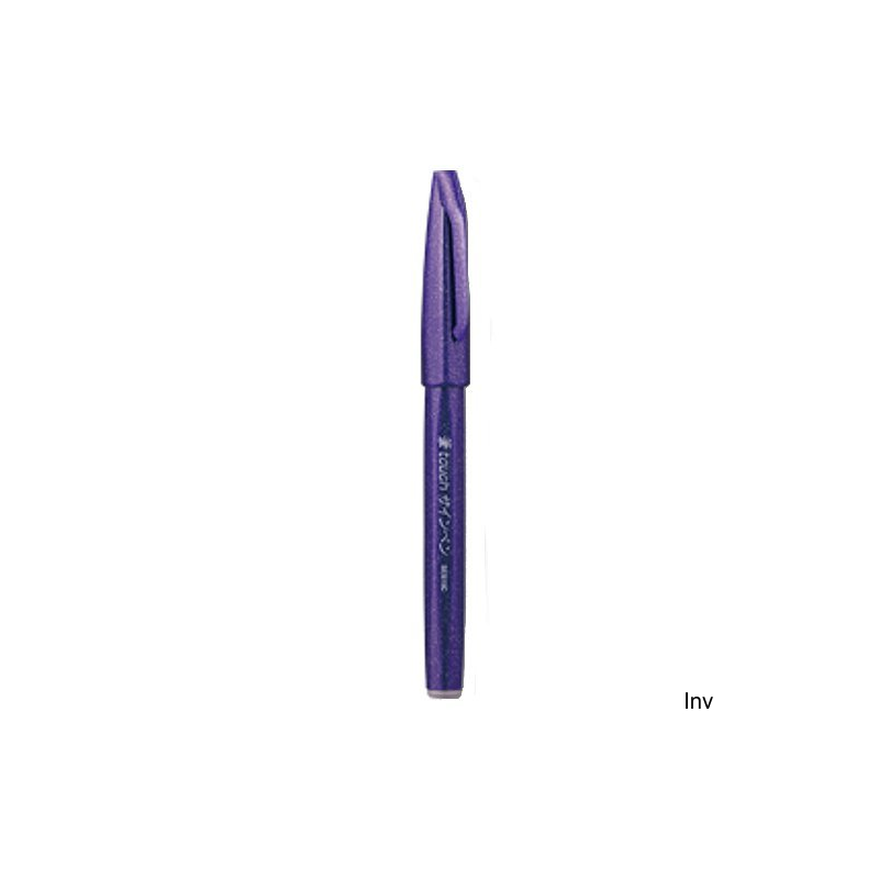 Pisak pędzelkowy do kaligrafii fioletowy 5 mm Pentel SES15-V