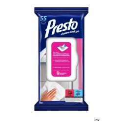 PRESTO Ściereczki nawilżane...