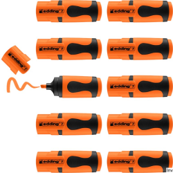 Zakreślacz Edding MINI pomarańczowy 7 mm 10 sztuk