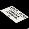 Etykiety kartonowe Leitz Icon 57 mm, 157 gsm, 22 m do drukowania identyfikatorów i wizytówek
