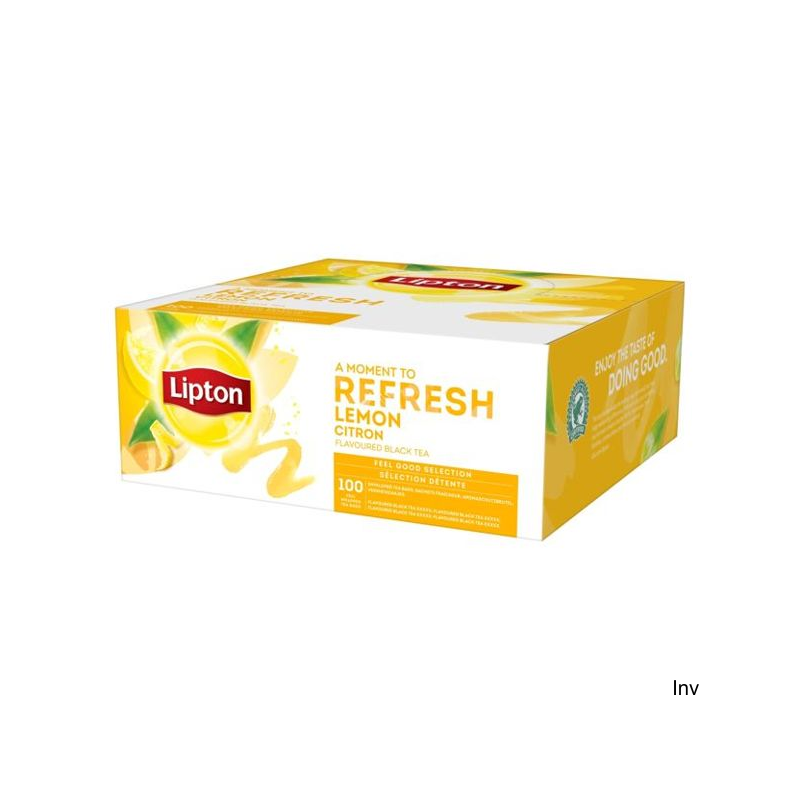 Herbata czarna Lipton Classic Lemon 100 kopert z nutą cytryny