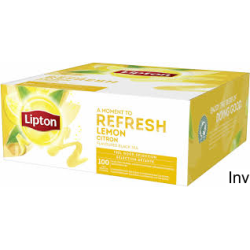 Herbata czarna Lipton Classic Lemon 100 kopert z nutą cytryny