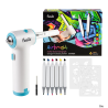 Fiorello Airbrush zestaw spray GR-8900N: pistolet i markery kredowe do malowania