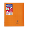 Zeszyt Koverbook Clairefontaine 17x22 cm w kratkę, 48 kartek, mix kolorów, okładka z PP