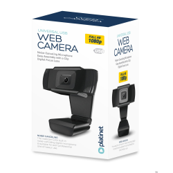Kamera internetowa Platinet PCWC1080 1080P z wbudowanym mikrofonem, czarna
