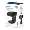 Kamera internetowa Platinet PCWC1080 1080P z wbudowanym mikrofonem, czarna