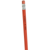 Ołówek drewniany HB z gumką Q-CONNECT, lakierowany, czerwony, długość grafitu 175 mm