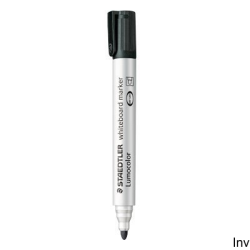 Marker suchościeralny Staedtler 351-9 czarny, wodoodporny, szybkoschnący, do folii i powierzchni, zestaw 4 kolorów w etui