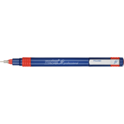 Pisak kreślarski Rystor 0.18mm (czerwony) do kalek, papieru i brystolu, wielokrotnego napełniania tuszem 20ml