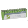 Baterie alkaliczne Q-CONNECT AA LR06 1,5V 20 sztuk zielone