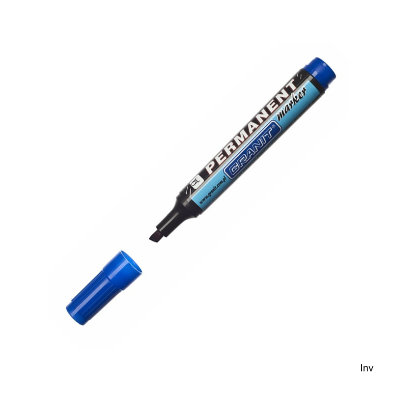 Marker wodoodporny niebieski ścięty Granit G96/G861 (10 sztuk)
