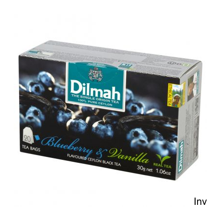 Herbata Dilmah Aromat Jagody i Wanilii 20 saszetek