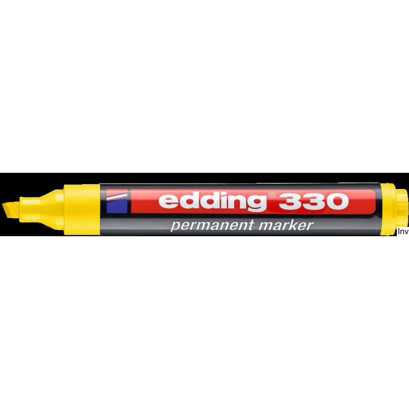 Edding marker permanentny ścięta końcówka 1-5 mm żółty