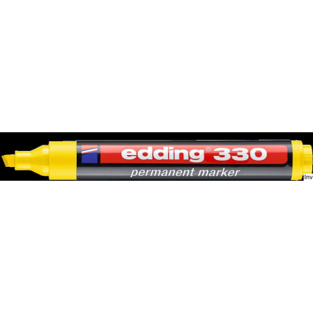 Edding marker permanentny ścięta końcówka 1-5 mm żółty