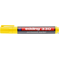 Edding marker permanentny ścięta końcówka 1-5 mm żółty