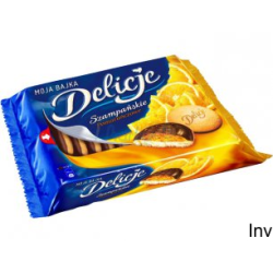 Wedel Ciastka DELICJE Szampańskie pomarańcza 294g