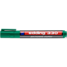 Edding Foliopis 330-4 zielony z końcówką ściętą, niezmywalny, 1-5 mm, do różnych powierzchni