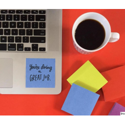 Post-It 3M Karteczki Samoprzylepne Super Sticky 21 bloczków + 3 GRATIS, 90 kolorowych karteczek 76x76mm